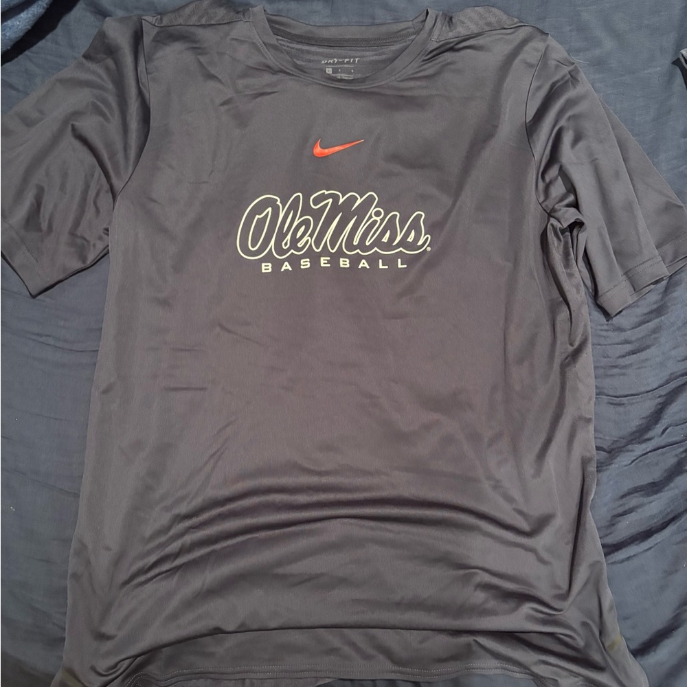 Ole Miss Baseball Nike navy T-Shirt